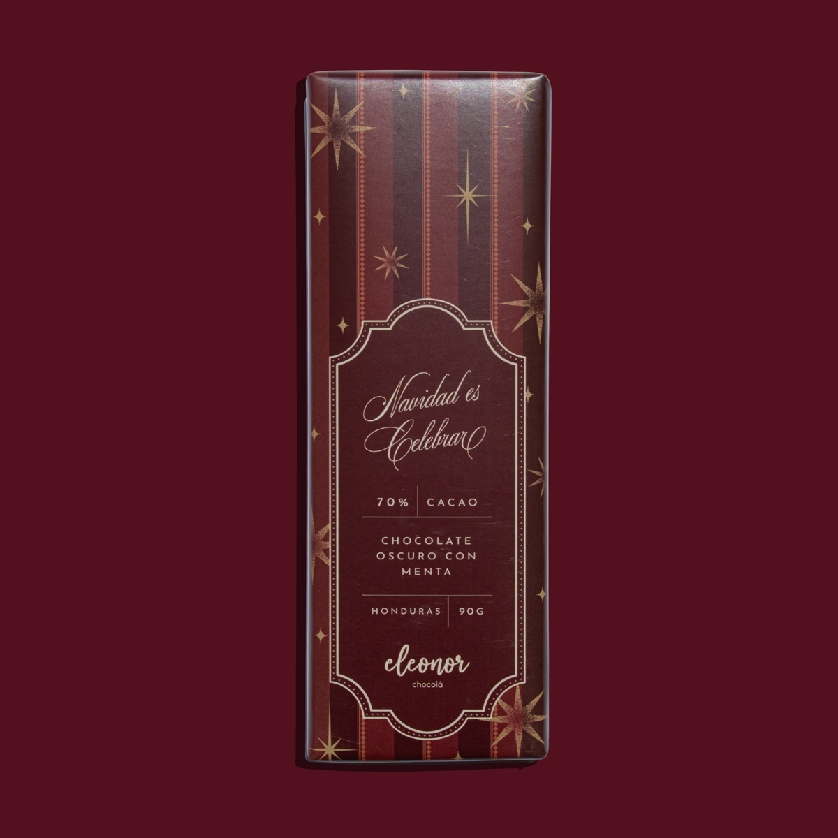 Chocolate oscuro con menta 70%