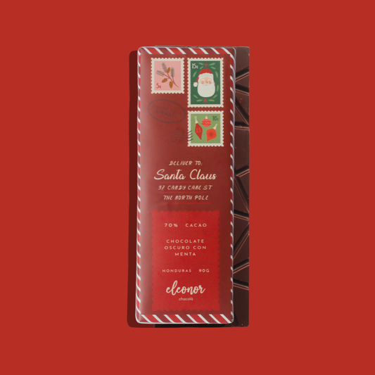 Chocolate oscuro con menta 70%