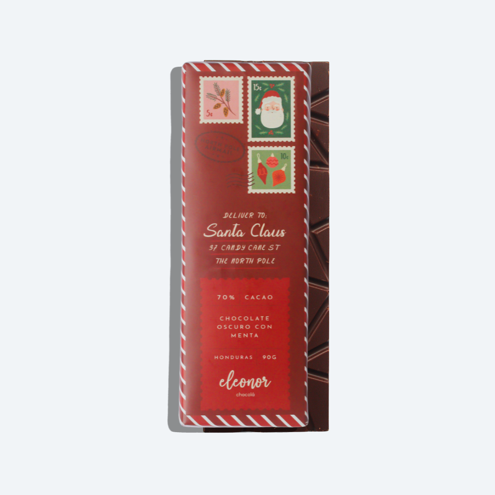 Chocolate oscuro con menta 70%