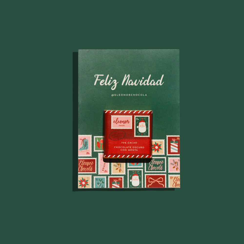 Tarjeta con chocolate de 15 g