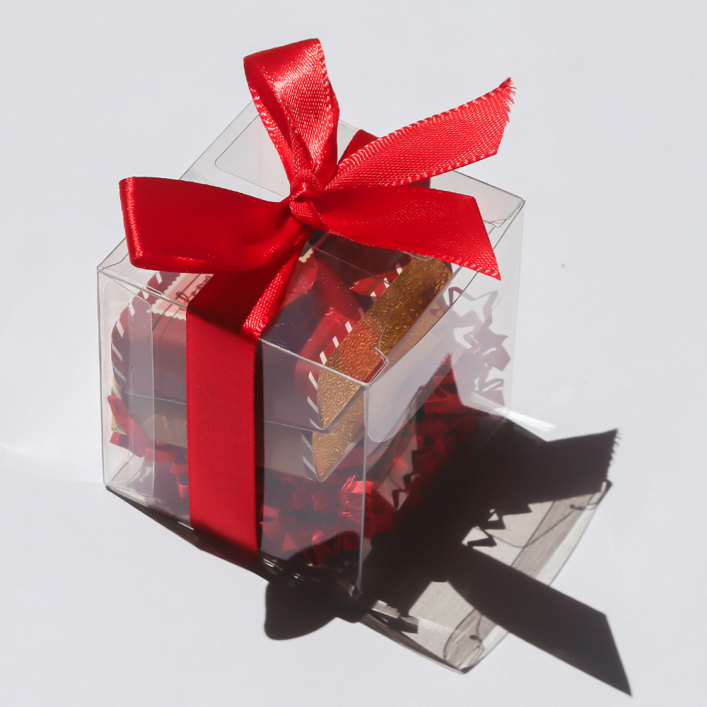 Cajita con 2 chocolates