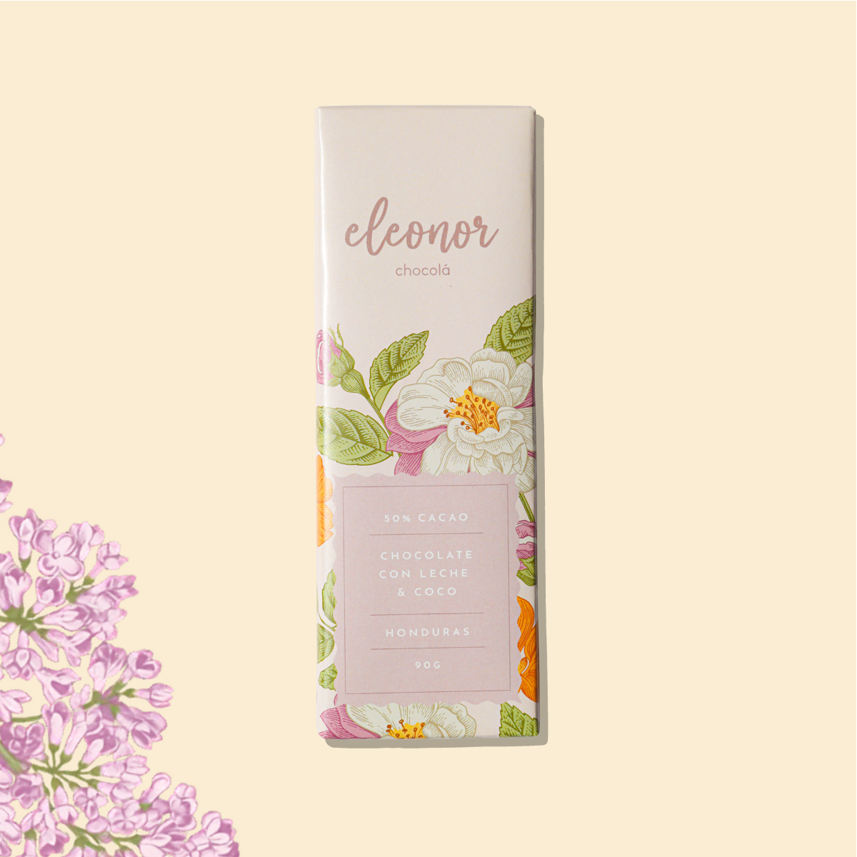 Chocolate con leche & coco 50%