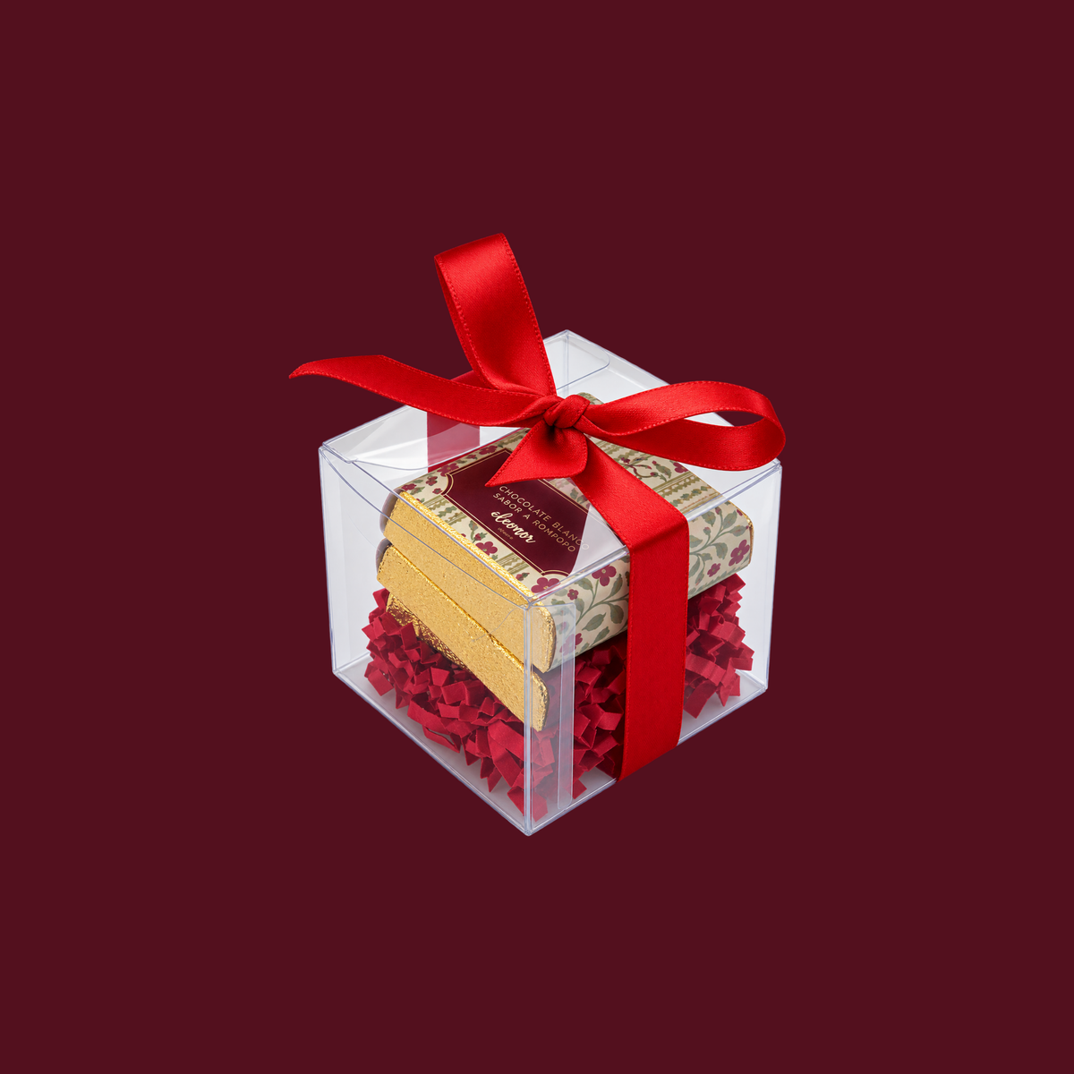 Cajita con 2 chocolates navideños 15g